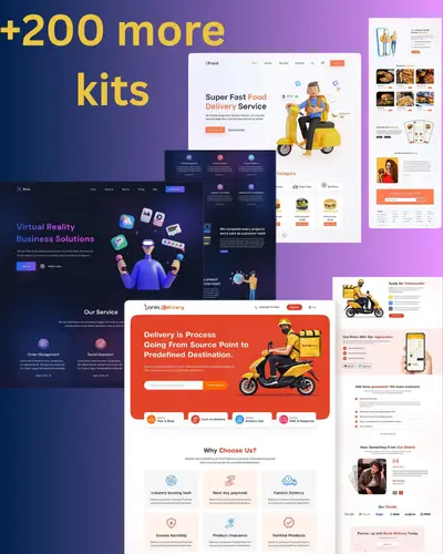 Business & small businesses figma Template kits