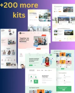 Business small businesses figma templates kit