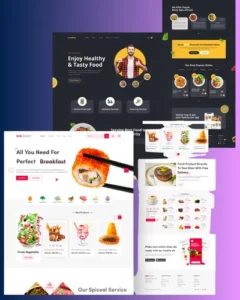 landing page figma template kits