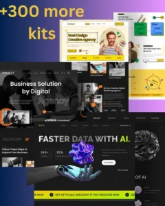 Digital agencies Startups figma template kits