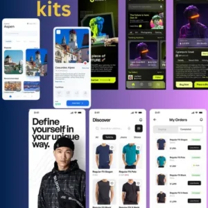 Figma UI Kits for web apps and startups
